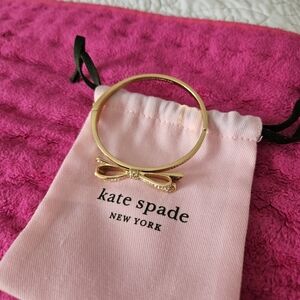 kate spade Gold Bow Bangle Bracelet
